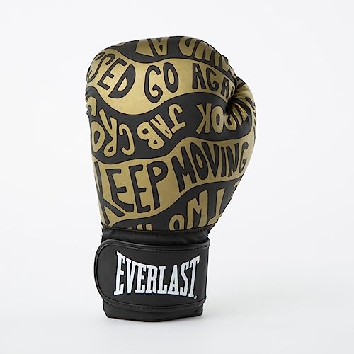 Everlast Spark Glove Gants de Boxe Unisexes pour Adulte Noir/doré 35 g