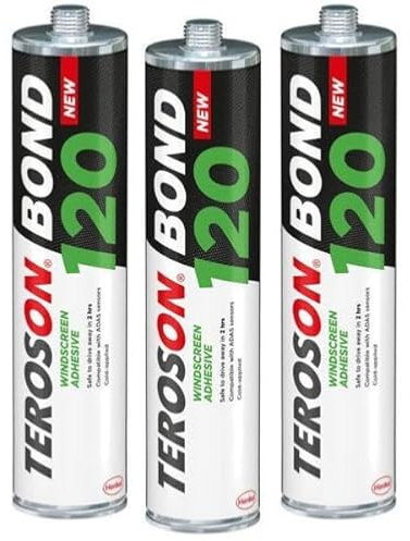 LOT 3 Cartouches - LOCTITE TEROSON Bond 120 Colle Mastic Pare-Brise