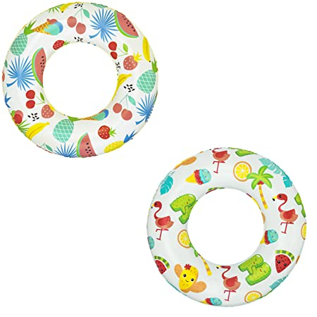 Bestway Swimming Ring for Kids | Durable Inflatable Swim Float, Summer Water Pool Toys, Assorted Designs