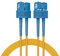 Ipolex SC to SC Fiber Patch Cable, Single Mode, 1G/10GB, Duplex 9/125μm, LSZH Fiber Optic Jumper for SMF SFP/SFP+ Transceiver, 7-meter