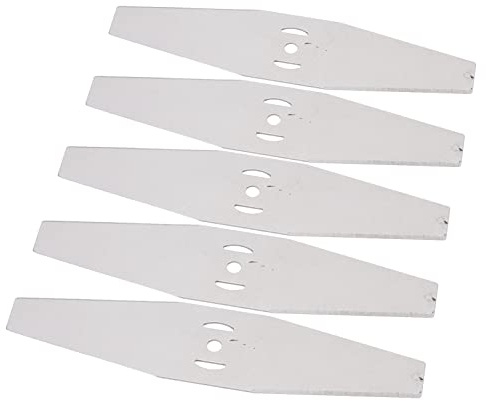 Lame per Decespugliatore in Acciaio Inossidabile, 5 Pezzi di Ricambio per Testine per Tagliaerba Set di Lame per Tosaerba per Tagliare Erbacce, Sottobosco e Spine