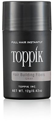 TOPPIK 12g Haarfasern Haarverdichter Streuhaar Schütthaar Grau
