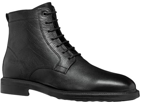 Geox U Tiberio D, Stivale alla Caviglia Uomo, Nero, 44 EU