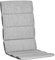 KETTtex EXKLUSIV Comfort Plus Auflage Hochlehner Silbergrau I Gartenstuhl Polster 120x50x5/3cm I KTH1 Sitzauflage weich & robust I Stuhlauflage UV-beständig I Dessin 8643