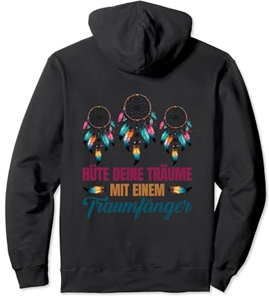 Hüte Deine Träume Mit Einem Traumfänger Dreamcatcher Pullover Hoodie