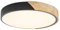 Glamexx24 Holz LED Deckenleuchte Deckenlampe Flach Rund Holz Lampe Ø55cm 3000-6000K 50W 4000LM dimmbar mit Fernbedienung modern schlicht für Schlafzimmer Wohnzimmer, Küche, Esszimmer