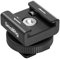 SMALLRIG Cold Shoe Mount Adapter für kabelloses Mikrofon, für DJI Mic / Mic 2, für RODE Wireless Go II, für Saramonic BLink 900 B, für Hollyland C1, mit 1/4-20 Gewindeloch, Anti-Drop-Design - 4822