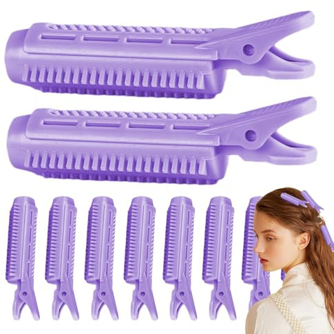 10 Pinzas Pinzas Rizador De Cabello De Volumen, Pinzas Voluminizadoras Pelo, Rulos Para El Cabello Sin Calor, Pinzas Para Dar Volumen Al Cabello Natural Y Esponjoso, Rizador De Volumen Para El Cabello
