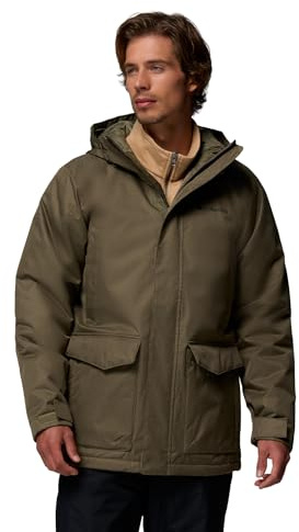 Columbia Men's Pines Lake Parka, Winter parka, Stone Green, XX-Large
