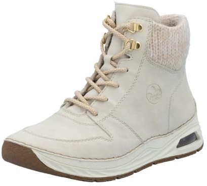 Rieker 44555-60 Schnürstiefel Synthetik Damen in beige