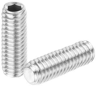 QUARKZMAN 30 viti esagonali, M4 x 12 mm, in acciaio inox 304, viti esagonali, a punto piatto, per maniglie delle porte, riparazione luci, argento