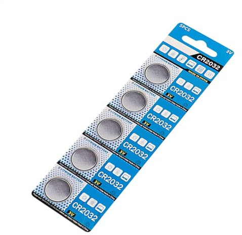 Coin Cell Battery - Button Batteries | Round Flat Batteries | 5pcs Disc Batteries | 3V Tiny Batteries | Long-Lasting Circlee Batteries For Electronic Scales Watches | Remote Control Accessories
