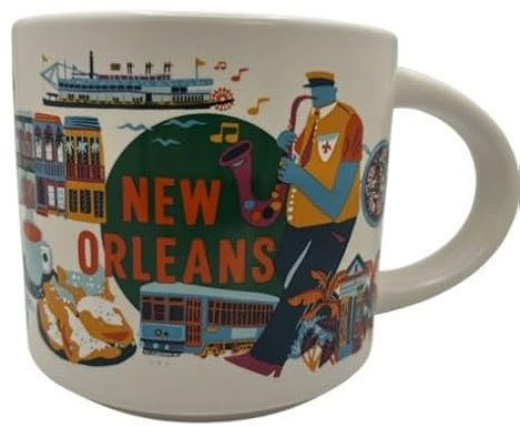 Starbucks - Discovery Series New Orleans (Louisiana) Collectible Coffee Mug, 14 oz/14 0z