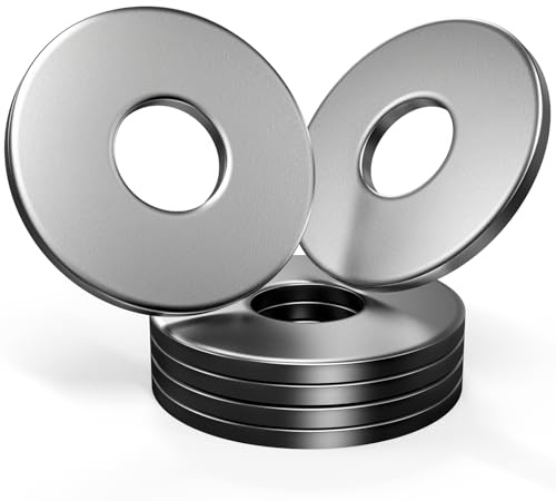 Nuts OT nuts 120 Stück Unterlegscheiben M5 DIN 9021 A2 V2A Unterlegscheiben M5 Edelstahl Beilagscheiben Karosseriescheiben Rostfreie Flat Washers für Schrauben Muttern Schraubbolzen Gewindestangen