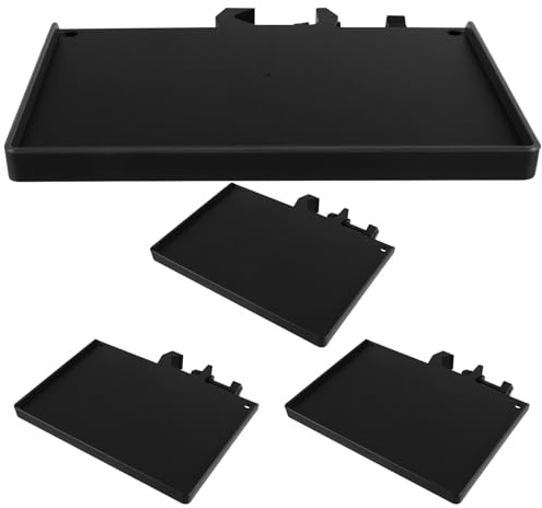 Artibetter 4pcs Universal Live Streaming Tray with Phone Holder for Mic Stand, Adjustable Desk Mount Tray Compatible with Xlr Cable Holder and Video Call Recording, Small 200x140mm Tripod