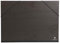 Clairefontaine 44700C Zeichenmappe Kraft Verge mit Gummizug rücken 30 mm, Din A4, innen: 24 x 32 cm, außen: 26 x 33 cm, schwarz