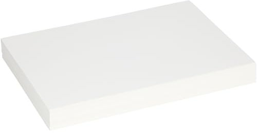 Baukarton, Bogen 25,5x36 cm, 250 cm, weiß, 0,4 mm, 100 Blatt