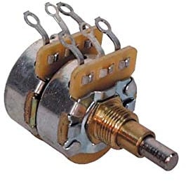 Fender Control, 250K & 500K, Audio - Potentiometer for Guitars