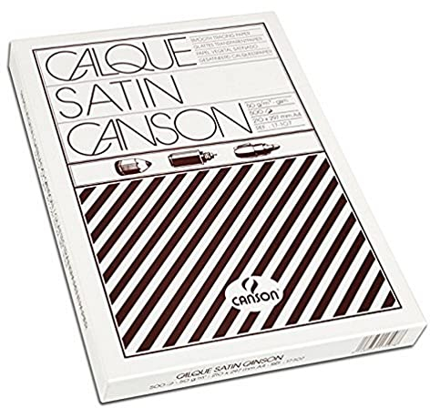 Canson 200017107 - Hochtransparentes Zeichenpapier, 50 x 65 cm