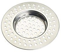 KitchenCraft Stainless Steel Kitchen Sink Strainer Plug, 7.5 cm (3), Silver