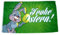 Fahne/Flagge Frohe Ostern Osterhase 90 x 150 cm