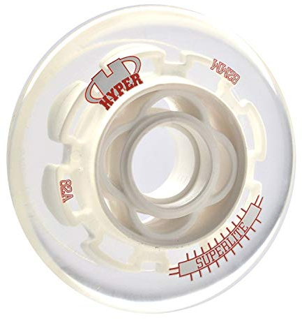 HYPER HyperWheels Rad P. Perf Superlite 72-82a 4 Stück Inlineskates Unisex Erwachsene, Unisex-Erwachsene, 0016041, Weiß (Weiß), 72mm/82a