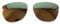 POLARLENS Lentes de Repuesto para Oakley Frogskins - Compatibles con Gafas de Sol Oakley Frogskins (Oro Bronce)