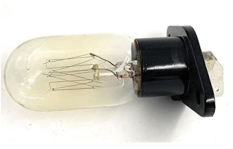 ELECTROTODO Bombilla Microondas con Casquillo de Plástico y Dos Conexiones Fast-On Compatible con Teka, Balay, LG, Orbegozo, Daewoo - 4972952967