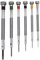 Horotec MSA 01.013 - Assortiment de 6 tournevis professionnels d'horloger - Made in France - Modèle déposé