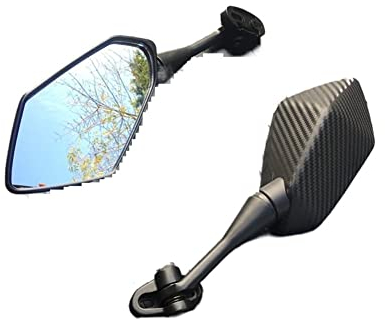 Motorrad Spiegel Für Yamaha Spiegel Motorrad Scooter Rückspiegel Carbon Look Für YZF R1 R6 R25 R125 R3 R1S R1M FZ6R Motorrad Rückspiegel