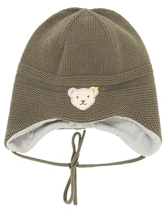 Steiff Jungen Mütze mit Bindebänder Classic