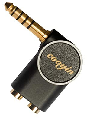 okcsc Adaptateur Audio Stéréo avec Fiche Jack 4,4mm stéréo Male ET doubleur Jack 3,5mm stéréo Femelle Contacts Or, Adaptateur de connecteur Casque 6N cuivre monocristallin+4N cuivre argenté pour Sony