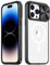 Rdyi6ba8 Cover per iPhone 14 Pro Max, Trasparente Compatibile con Magnetica Case con [Scorrevole Protezione Fotocamera] TPU+PC Antiurto Custodia per iPhone 14 Pro Max - Nero