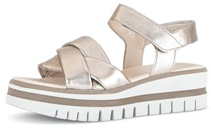 Gabor -Sandale Compensé pour Femme comfort, confortable en Cuir, modèle 44.622/62T8.5