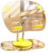 RiRaku Support de tablette de bureau avancé support de bureau Tiktok vidéo support de diffusion en direct rétractable pliable paresseux en gros (couleur : Q16 jaune rotatif)