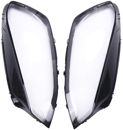 BRALEM Auto Scheinwerfer Abdeckung für Golf 7 MK7 2014 2015 2016 2017,Shell Abdeckung Transparente Scheinwerfer Linsenabdeckung Ersatz Scheinwerfer Abdeckung,B-Right