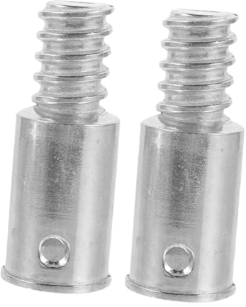 SEWOART 2Pcs Threaded End Broom Handle Adapter Extension Pole Attachment for Cleaning Tools