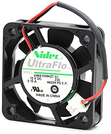 DEMICRATE For U40X12MHZ7-51 DC 12V 0.10A 4CM 4010 axial Cooling fan 40X40X10mm