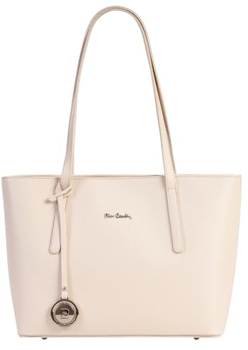 Pierre Cardin Damen-Handtasche, echtes Leder, groß, Shopper, Schultertasche, multifunktional, elegant, Damen-Handtasche, Shopper, Schultertasche, multifunktional, Damen-Handtaschen, Shopper,