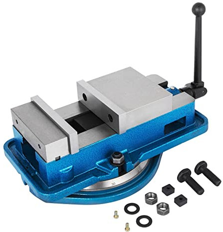 3/6 Milling Machine Lockdown Vise Swivel Base Bench Clamp Lock Vise CNC Mill Vice (Color : 6 Inch)