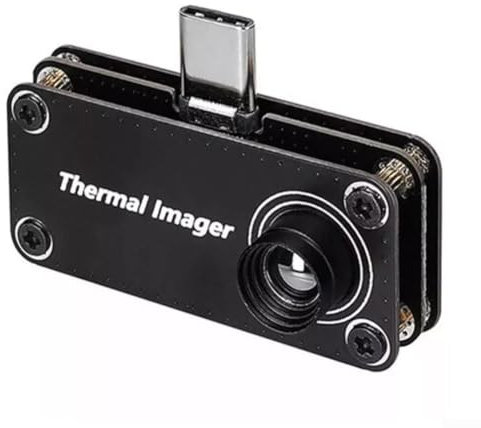 ZYWUOY Infrarot-Wärmebildkamera, Temperaturmesswerkzeug, Wärmebildkamera, IR-Imager für Android-Handy, 32 × 32 Differenzrate