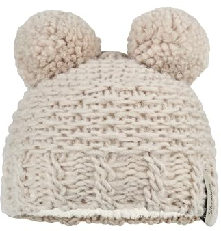 Sterntaler Unisex Beanie-Mütze Bommelmütze Struktur