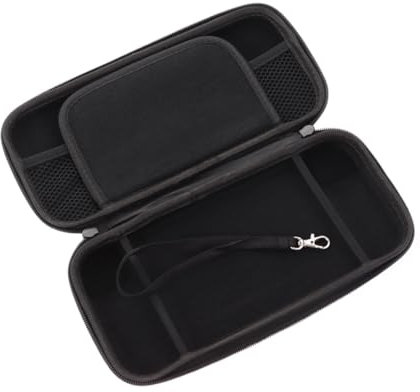NAMOARLY Bolsa De Viaje Portátil EVA Para Almacenamiento y Protección De Switch Funda De Transporte Ligera y Resistente En Color Plateado