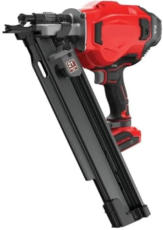 TIEOAXFT V20 Cordless Framing Nailer, Nail Gun, 21 Degree, up to 3-1/4 inch Nails, Bare Tool Only (CMCN621PLB)