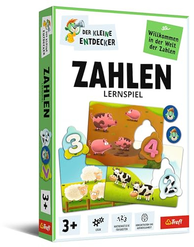 Trefl Zahlen – Kleiner Entdecker Lernspiel für Kinder ab 3 Jahren