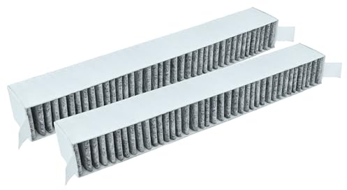 vhbw 2x Aktivkohlefilter kompatibel mit Miele DAD 4841 | DAD 4940, DAD 4840 Dunstabzugshaube