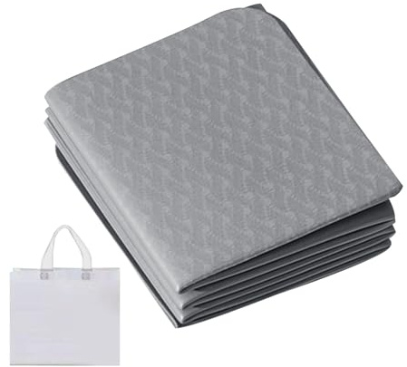Tragbares Zen-Pad – faltbare Yogamatte für aktiven Lebensstil, gepolsterte 6-mm-Unterstützung mit Aufbewahrungstasche, verstaubare Struktur für Fitness, Picknick und Außenbereich, 183 x 61 x 0,6 cm