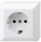 REV PlanoLuxe - Enchufe Schuko (1 enchufe), color blanco