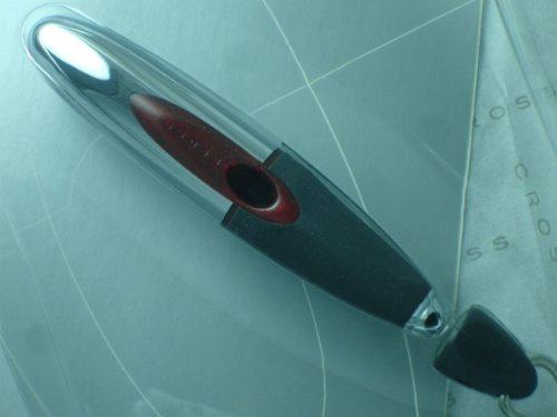 Cross Ionen-Metall-Gelschreiber, schwarze Tinte, Chrom/schwarzer Schaft-Kategorie: Tintenroller, Gel-Tintenstift.