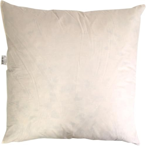 GURU SHOP Kissenfüllung mit Entenfedern, 100% Baumwolle, eckig, 50 * 50 cm | Geprüft nach ÖkoTex Standard 100, verschiedene Größen verfügbar, ideal für gemütliche Kissen, Füllgewicht bis 1300 g